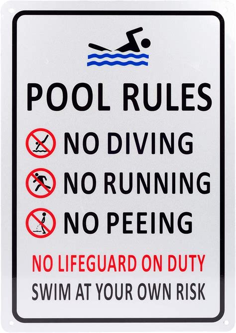 no heavy petting sign|Kichwit Pool Signs for Outside, Pool Rules Sign for Outdoor, .